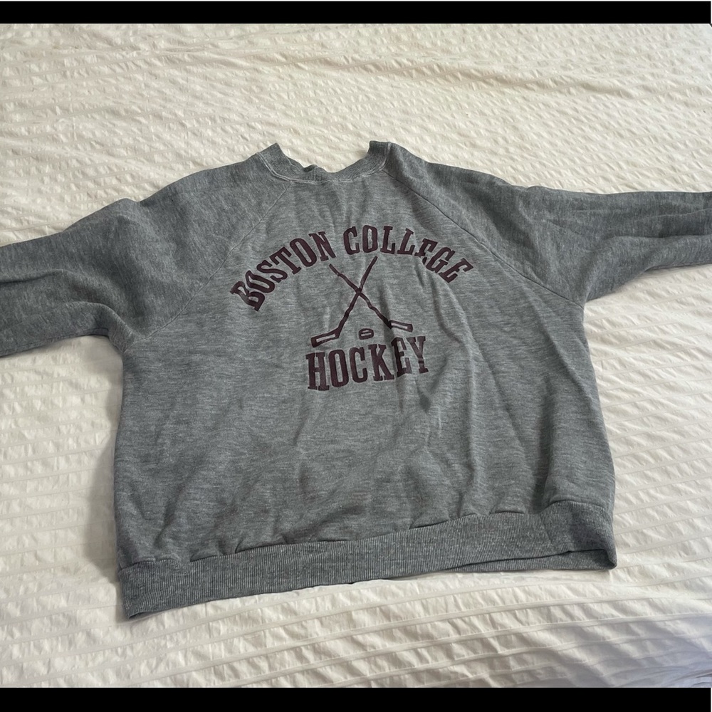Vintage Boston college hockey sweatshirt